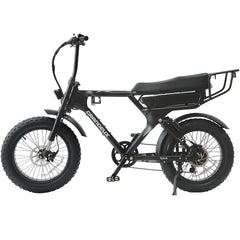 Grandeux Xplus Electric Moped Bike – Fat Tire eBike with Full Suspension | CheerdMoto