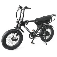 Grandeux Xplus Electric Moped Bike – Fat Tire eBike with Full Suspension | CheerdMoto