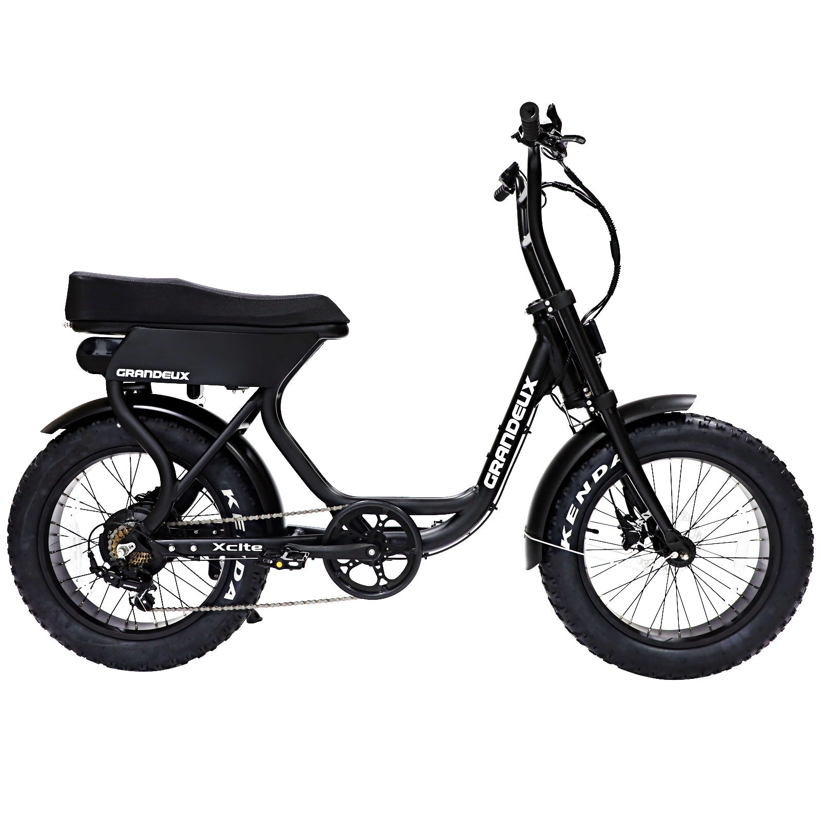 Grandeux Xcite Elektrofahrrad – 1350W Step-Thru Fat Tire E-Bike | CheerdMoto
