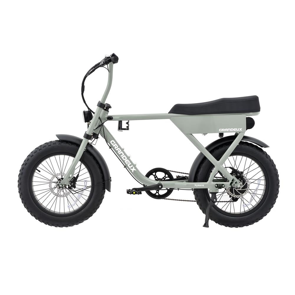 Grandeux Xplore Electric Bike – Over-Frame Fat Tire eBike | CheerdMoto