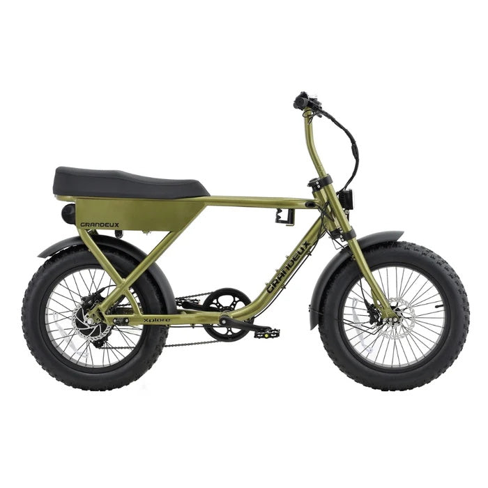 Grandeux Xplore Elektrofahrrad – Überrahmen-E-Bike mit dicken Reifen