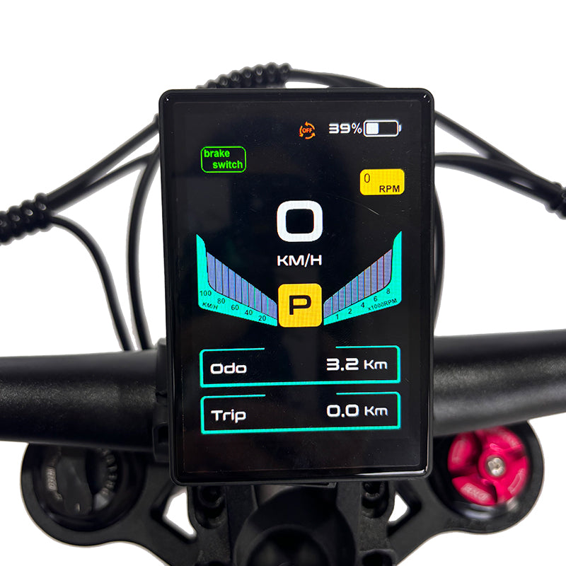 Cheerdmoto Xceed LCD-Display mit Montagehalterung